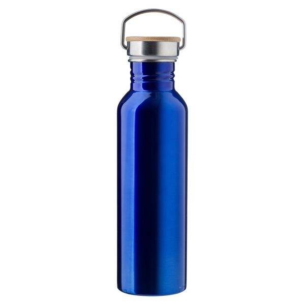 Bouteille de sport 700 ml bleu personnalisable avec logo