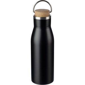 Bouteille de sport 700 ml noir personnalisable avec logo – réf. VA140-03