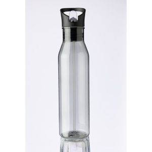 Bouteille de sport 730 ml RPET noir personnalisable avec logo