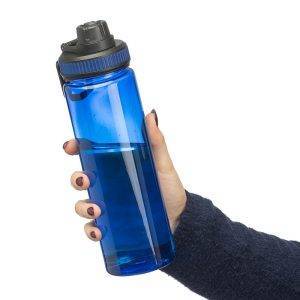 Bouteille de sport 750 ml bleu marine personnalisable avec logo