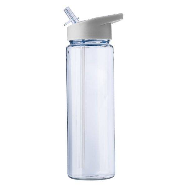 Bouteille de sport 750 ml en RPET blanc personnalisable avec logo