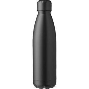 Bouteille de sport 750 ml noir personnalisable avec logo