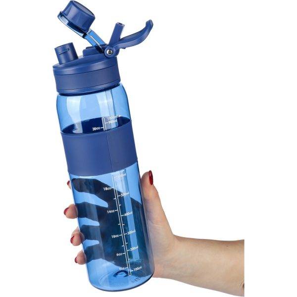Bouteille de sport 900 ml bleu clair personnalisable avec logo