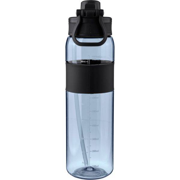 Bouteille de sport 900 ml noir personnalisable avec logo