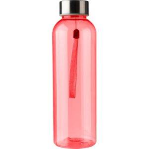 Bouteille de sport RPET 500 ml rouge personnalisable avec logo