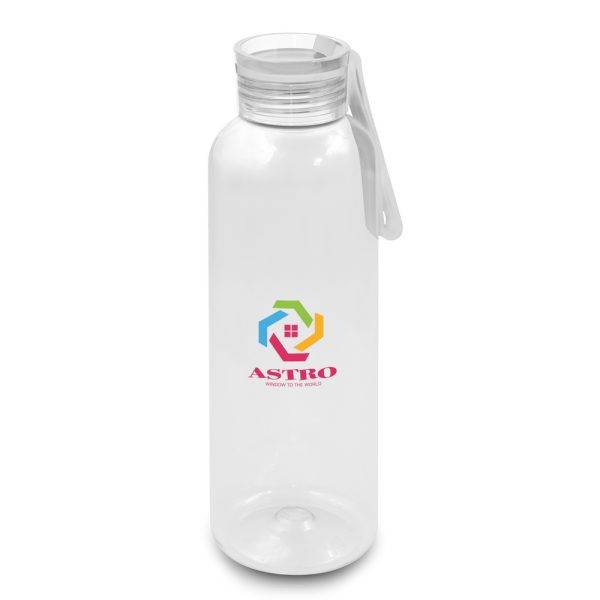 Bouteille de sport RPET 500 ml Suna blanc personnalisable avec logo