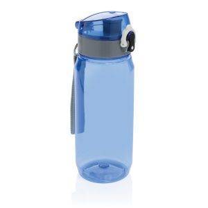 Bouteille d'eau 600ml étanche en rPET RCS Yide bleu personnalisable