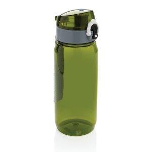 Bouteille d'eau 600ml étanche en rPET RCS Yide vert personnalisable