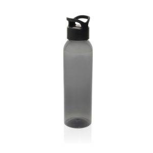 Bouteille d'eau 650ml en rPET RCS Oasis noir personnalisable avec logo