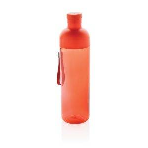 Bouteille d'eau étanche 600ml en rPET RCS Impact rouge personnalisable