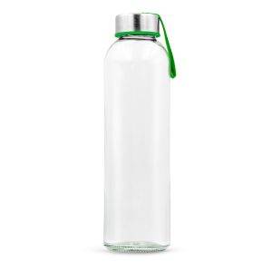 Bouteille en verre 500 ml avec ruban coloré Viivi vert personnalisable