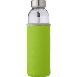 Bouteille en verre 500 ml citron vert personnalisable avec logo