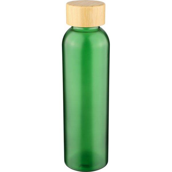 Bouteille en verre 500 ml vert personnalisable avec logo