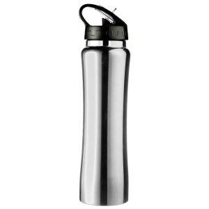 Bouteille isotherme 500 ml avec paille argent personnalisable