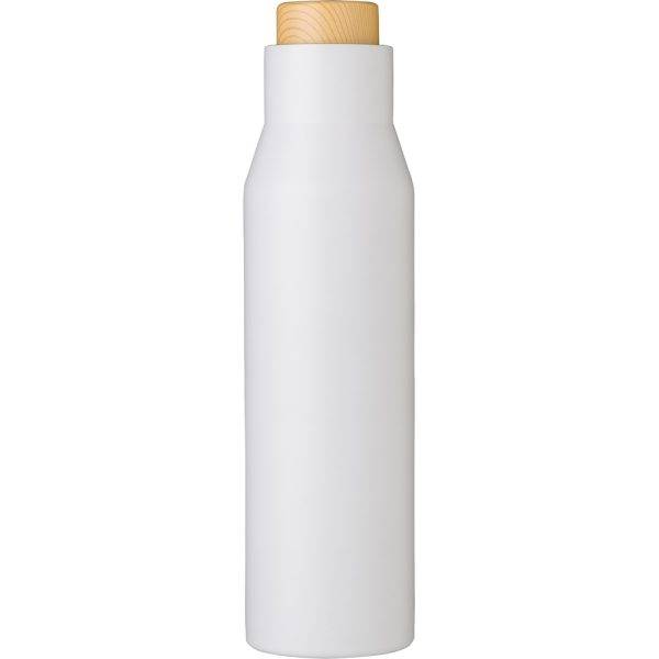 Bouteille isotherme 500 ml blanc personnalisable avec logo – réf. V1175-02