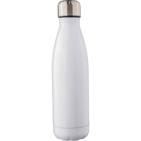 Bouteille isotherme 500 ml blanc personnalisable avec logo – réf. VA434-02