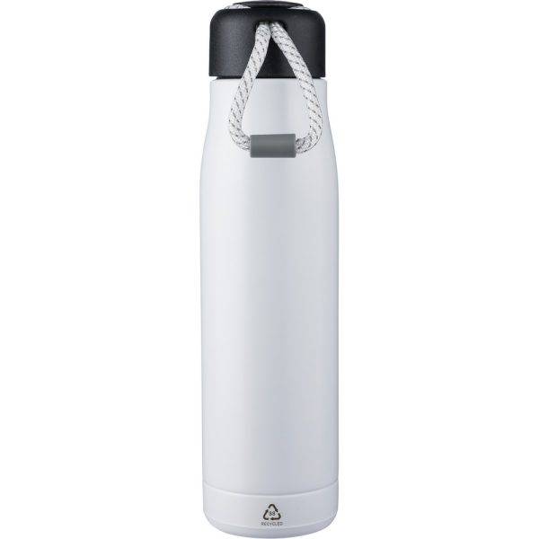 Bouteille isotherme 500 ml blanc personnalisable avec logo – réf. VA562-02