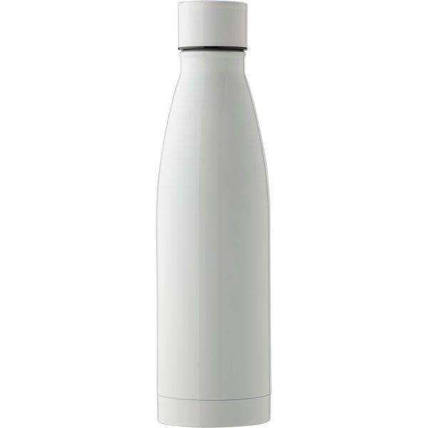 Bouteille isotherme 500 ml blanc personnalisable avec logo
