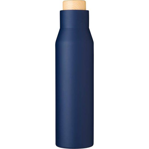 Bouteille isotherme 500 ml bleu marine personnalisable avec logo – réf. V1175-04