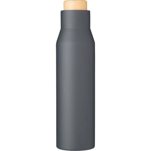 Bouteille isotherme 500 ml graphite personnalisable avec logo