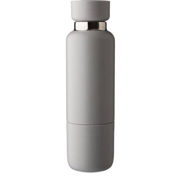 Bouteille isotherme 500 ml gris personnalisable avec logo – réf. VA213-19