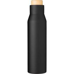 Bouteille isotherme 500 ml noir personnalisable avec logo – réf. V1175-03