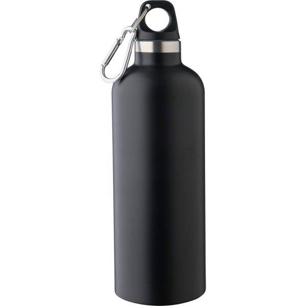 Bouteille isotherme 500 ml noir personnalisable avec logo – réf. VA872-03