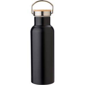 Bouteille isotherme 500 ml noir personnalisable avec logo