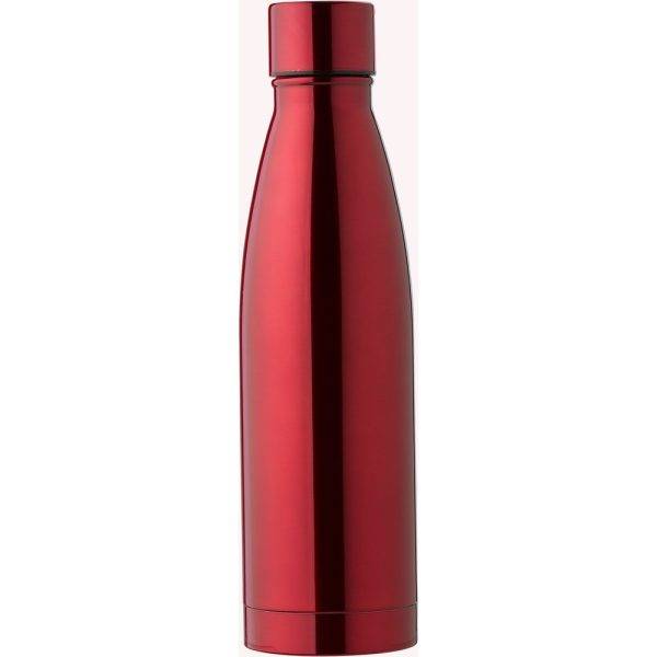 Bouteille isotherme 500 ml rouge personnalisable avec logo