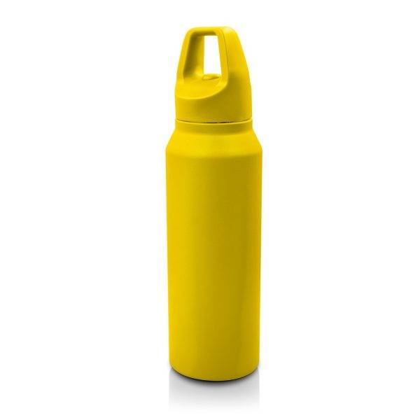 Bouteille isotherme 530 ml Air Gifts Almaide jaune personnalisable