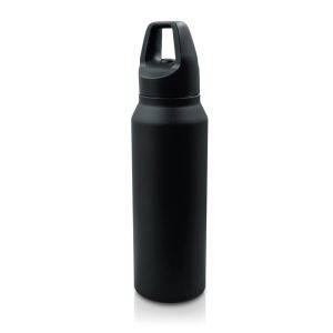 Bouteille isotherme 530 ml Air Gifts Almaide noir personnalisable