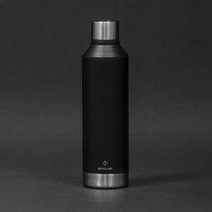 Bouteille isotherme 530 ml Upperlane noir personnalisable avec logo