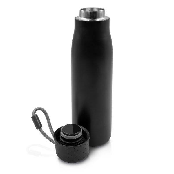 Bouteille isotherme 550 ml Air Gifts | Cameron noir personnalisable