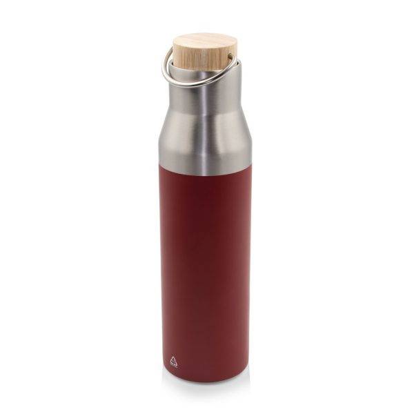 Bouteille isotherme 550 ml Zah rouge personnalisable avec logo