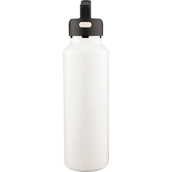 Bouteille isotherme 600 ml blanc personnalisable avec logo – réf. VB108-02