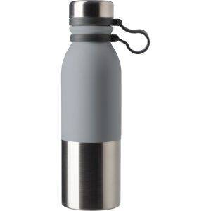 Bouteille isotherme 600 ml gris personnalisable avec logo