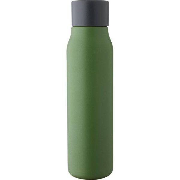 Bouteille isotherme 600 ml vert personnalisable avec logo