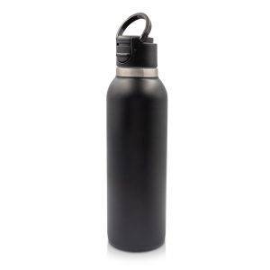 Bouteille isotherme 700 ml Air Gifts Marcelo noir personnalisable