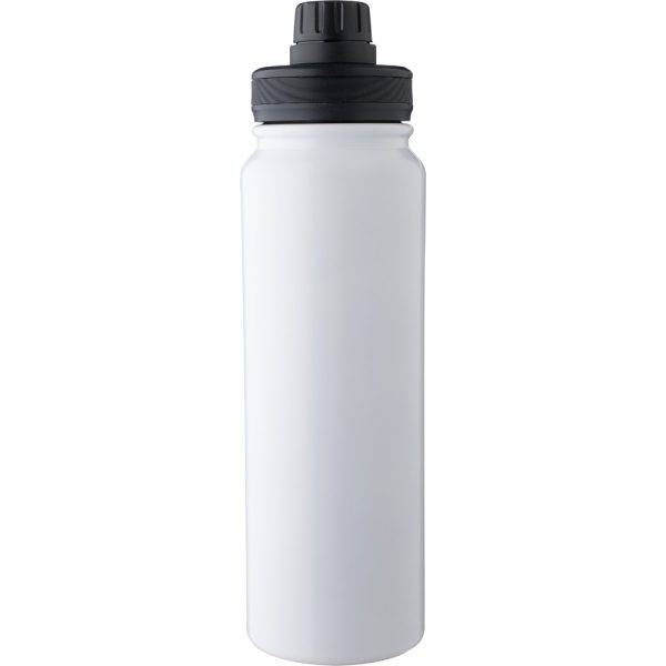 Bouteille isotherme 800 ml blanc personnalisable avec logo