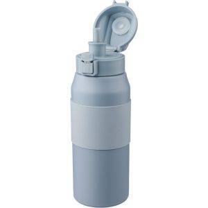Bouteille isotherme de 800 ml bleu pastel personnalisable avec logo