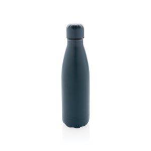 Bouteille isotherme en acier 500ml bleu personnalisable avec logo