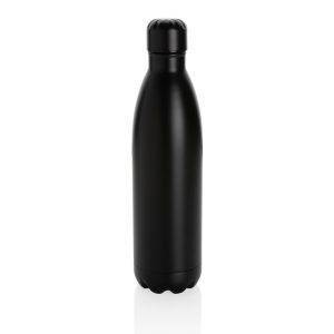 Bouteille isotherme en acier 750ml noir personnalisable avec logo