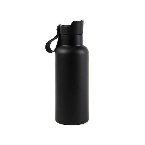 Bouteille thermique 500 ml VINGA Balti noir personnalisable avec logo