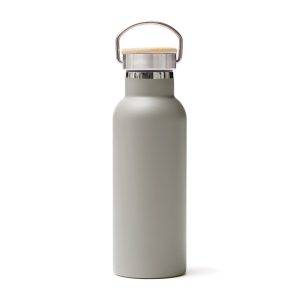 Bouteille thermique 500 ml VINGA Miles gris personnalisable avec logo