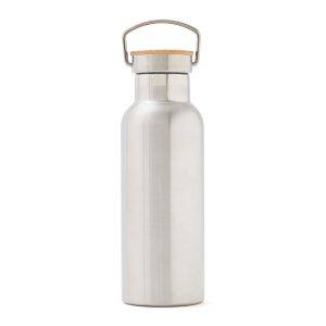 Bouteille thermique 500 ml VINGA Miles gris personnalisable avec logo – réf. VG059-32