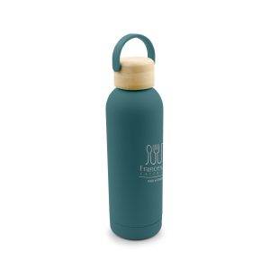 Bouteille thermo 500 ml Zeniqua vert personnalisable avec logo