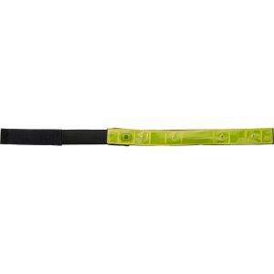 Bracelet avec fermeture velcro jaune personnalisable avec logo
