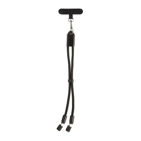 Bracelet téléphone avec câble 60W en rPET RCS LoopAmp personnalisable