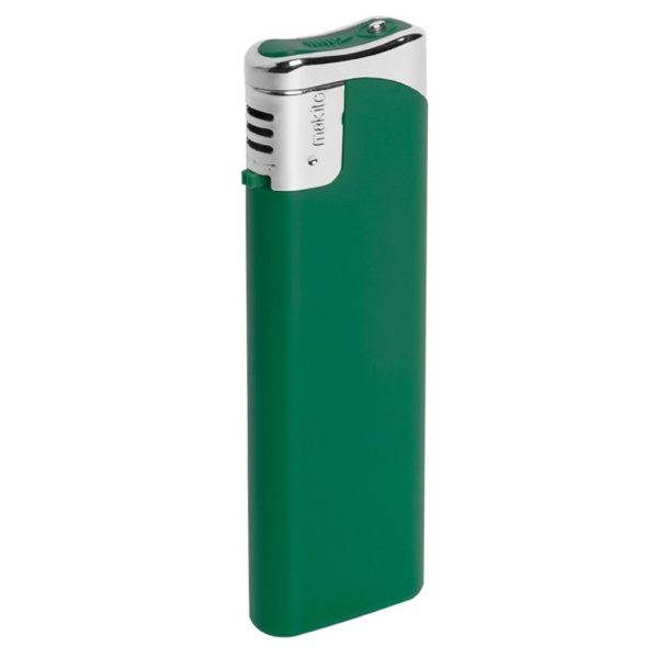 Briquet vert personnalisable avec logo