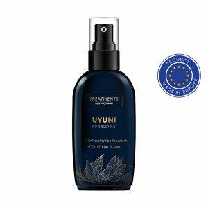 Brume pour le corps et le linge TREATMENTS bleu personnalisable